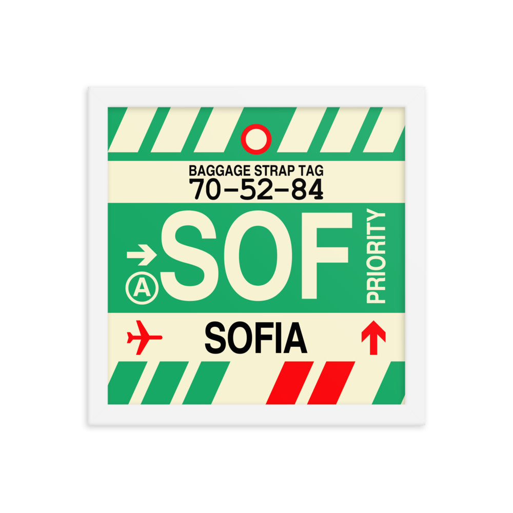 Travel-Themed Framed Print • SOF Sofia Souvenir • YHM Designs - Image 12