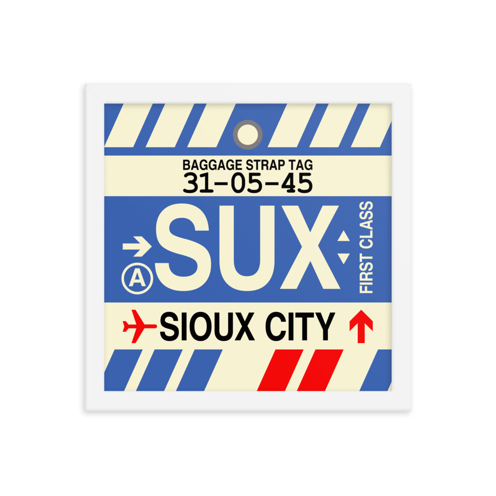 Travel-Themed Framed Print • SUX Sioux City • YHM Designs - Image 12