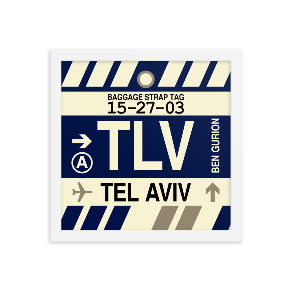 Travel-Themed Framed Print • TLV Tel Aviv • YHM Designs - Image 12