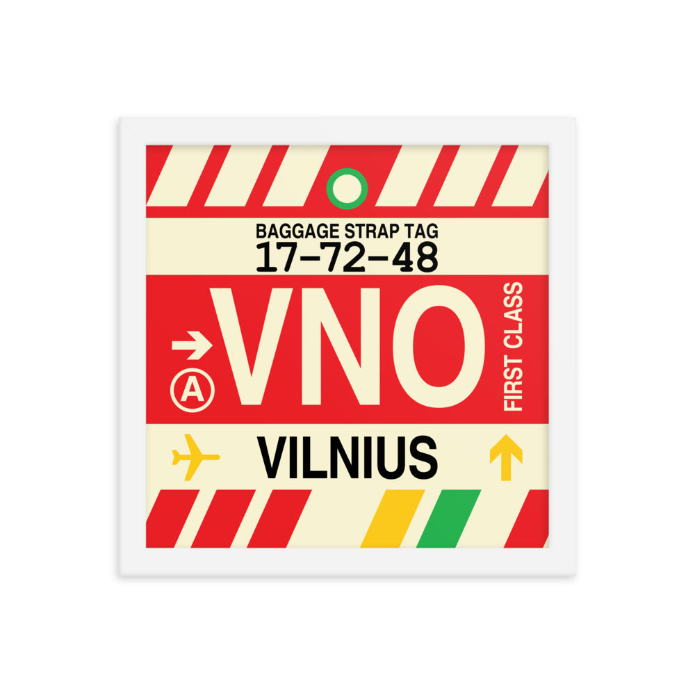 Travel-Themed Framed Print • VNO Vilnius • YHM Designs - Image 12