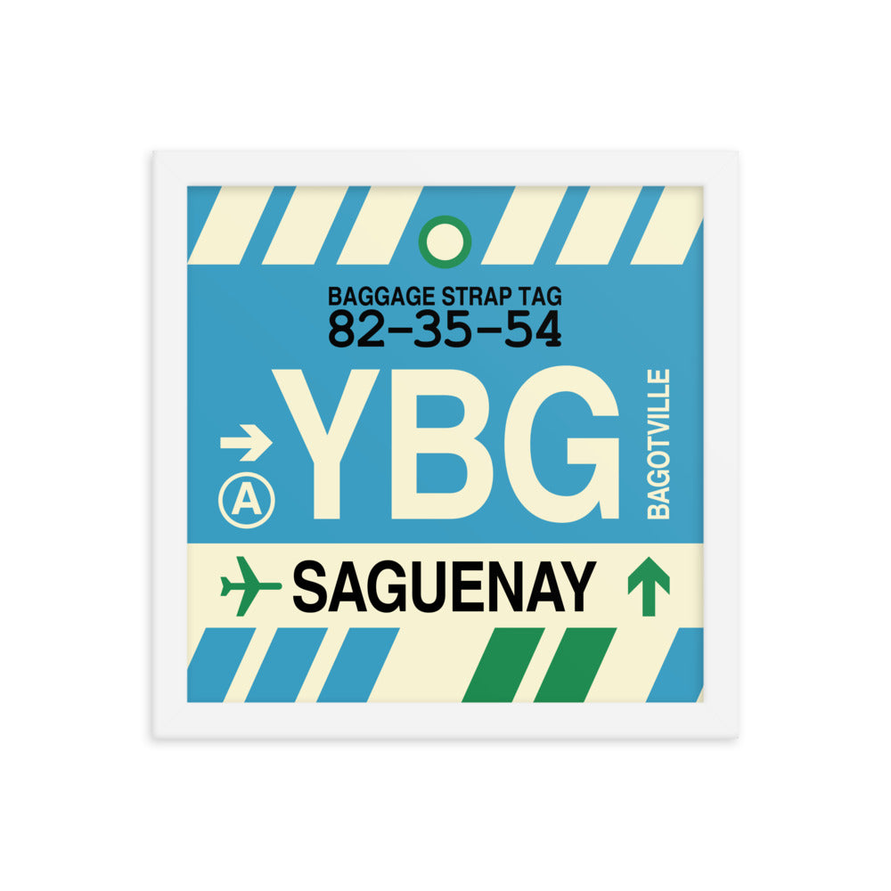 Travel-Themed Framed Print • YBG Saguenay Souvenir • YHM Designs - Image 12