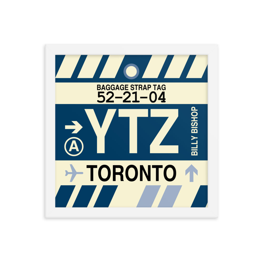 Travel-Themed Framed Print • YTZ Toronto • YHM Designs - Image 12