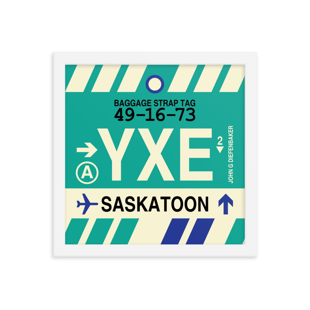 Travel-Themed Framed Print • YXE Saskatoon • YHM Designs - Image 12