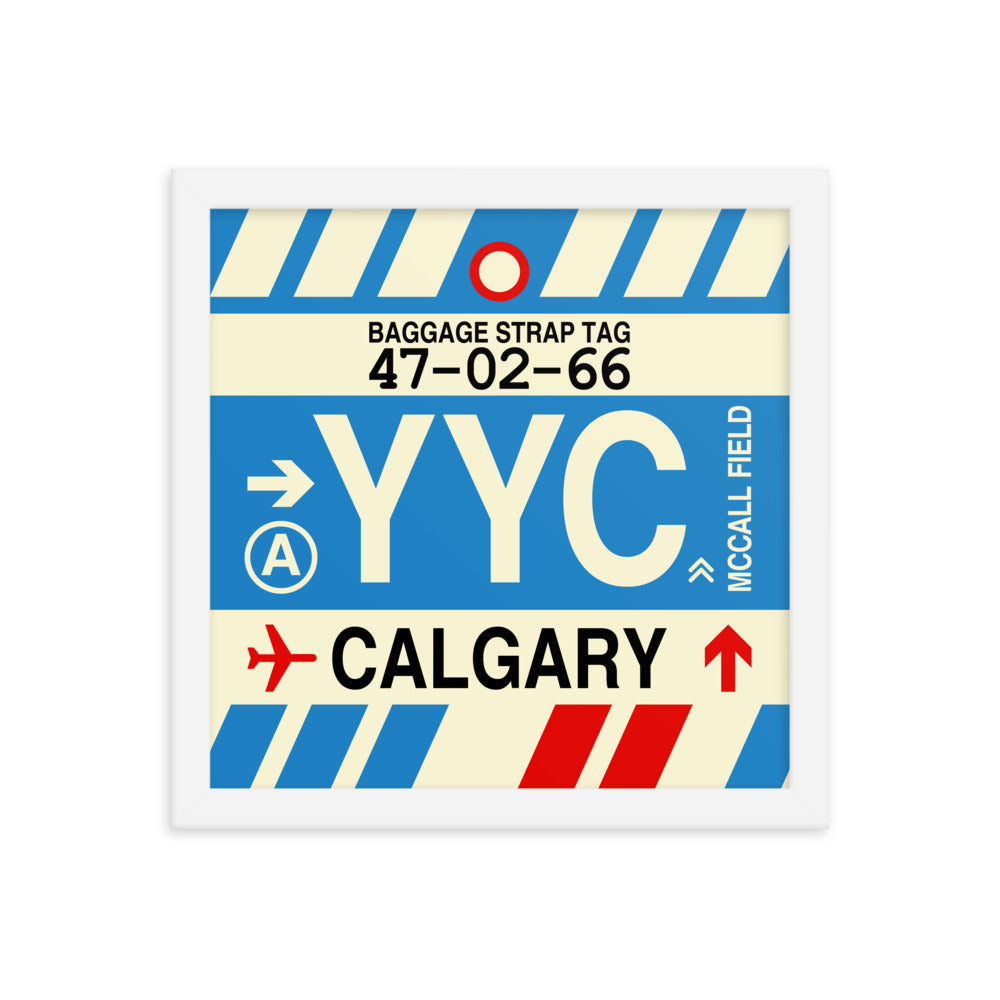 Travel-Themed Framed Print • YYC Calgary • YHM Designs - Image 12