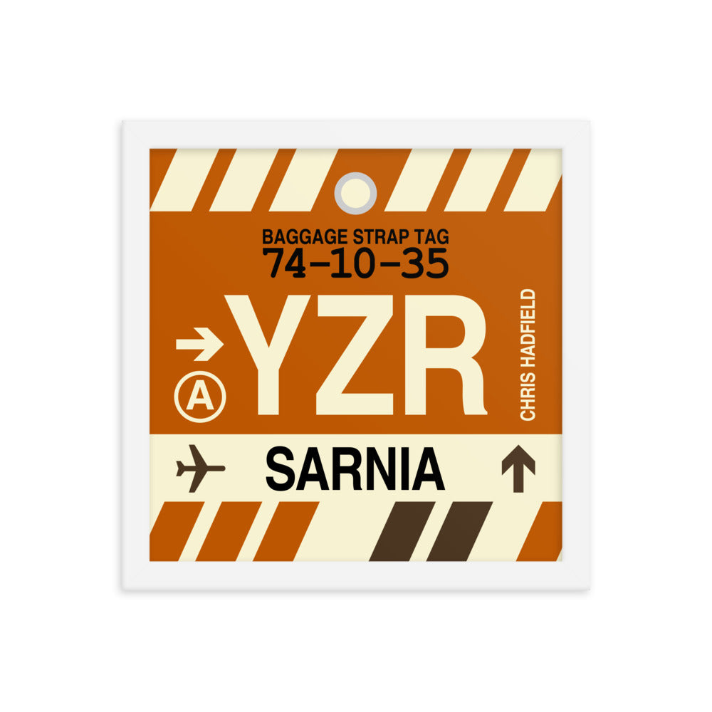 Travel-Themed Framed Print • YZR Sarnia Souvenir • YHM Designs - Image 12