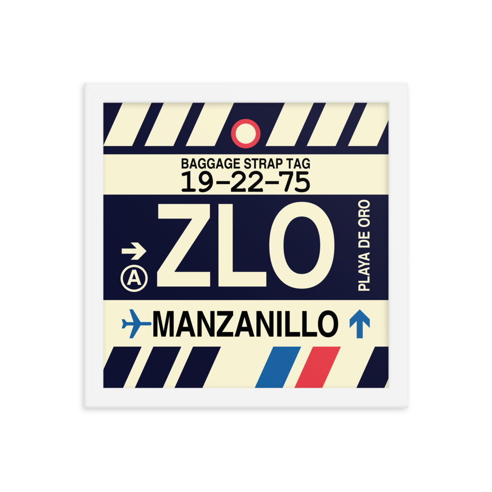 Travel-Themed Framed Print • ZLO Manzanillo • YHM Designs - Image 12