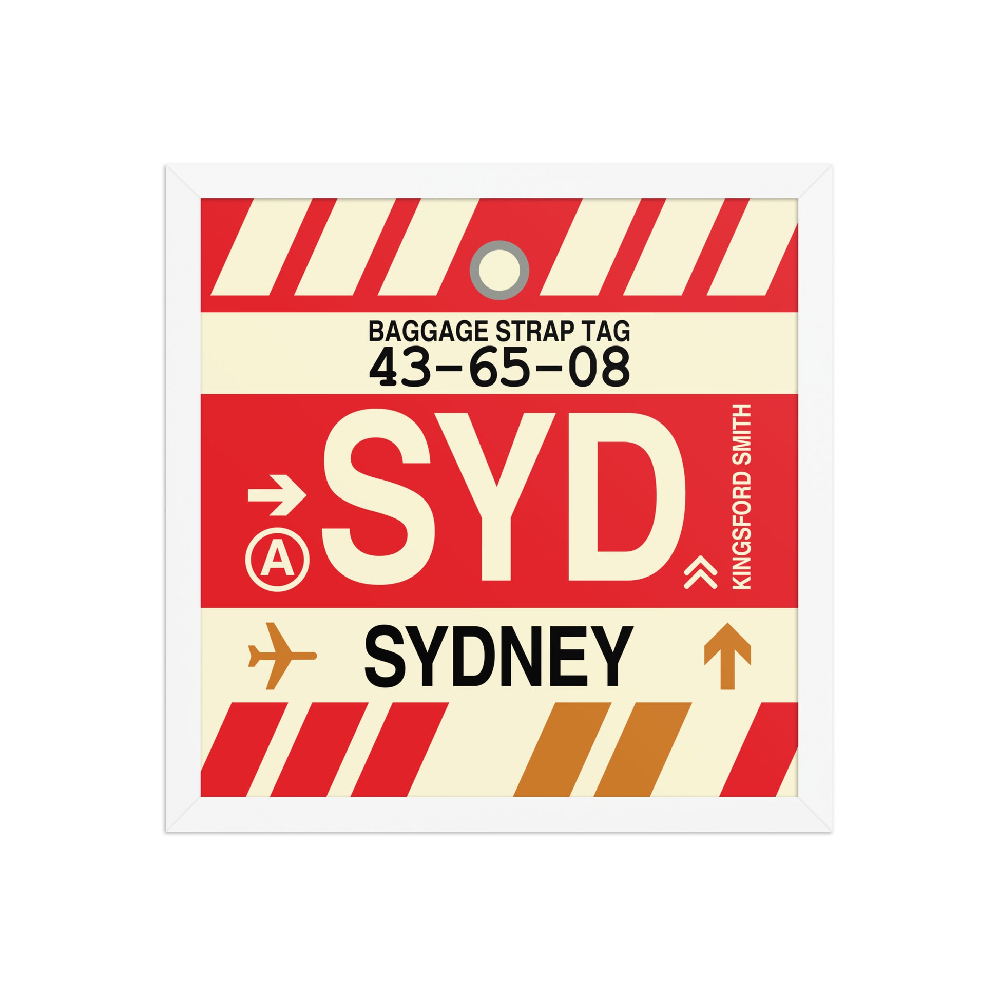 Travel-Themed Framed Print • SYD Sydney • YHM Designs - Image 13