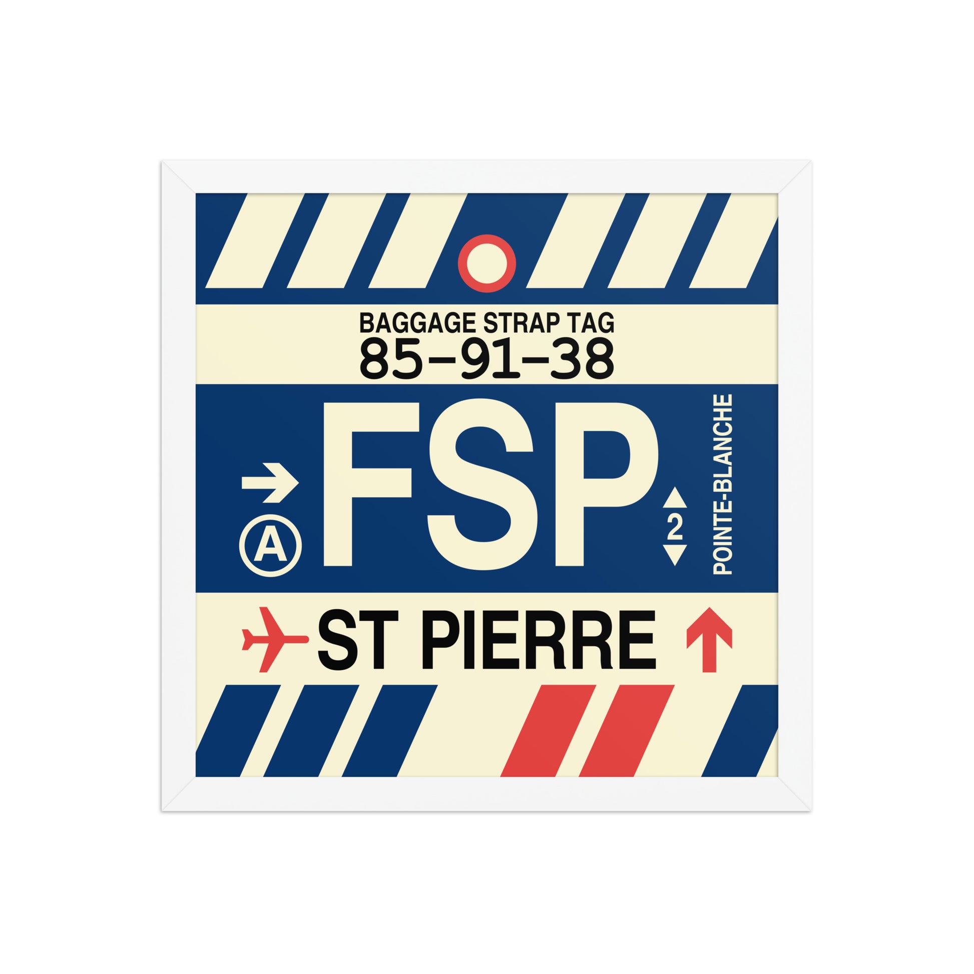 Travel-Themed Framed Print • FSP St-Pierre Souvenir • YHM Designs - Image 13