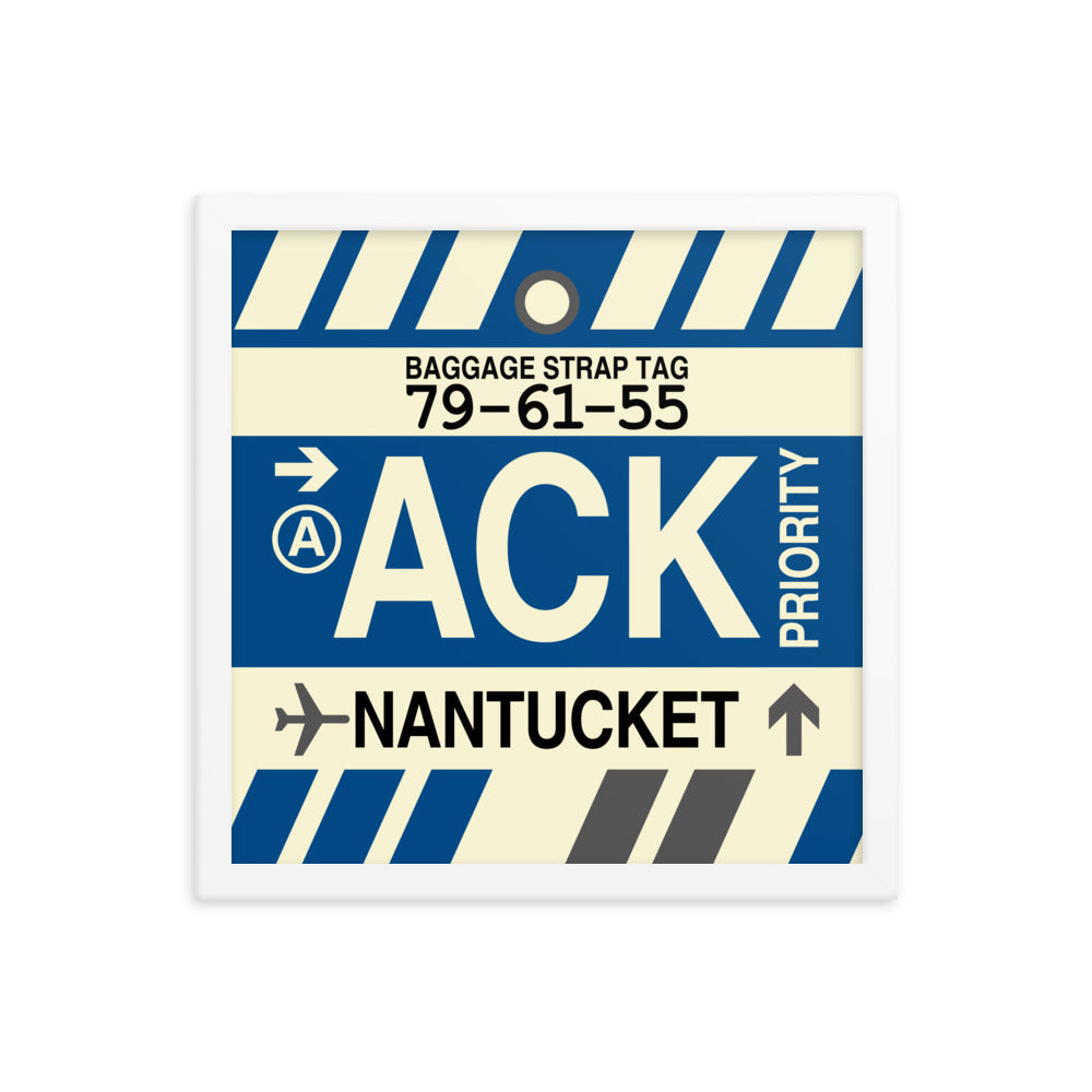 Travel-Themed Framed Print • ACK Nantucket • YHM Designs - Image 13
