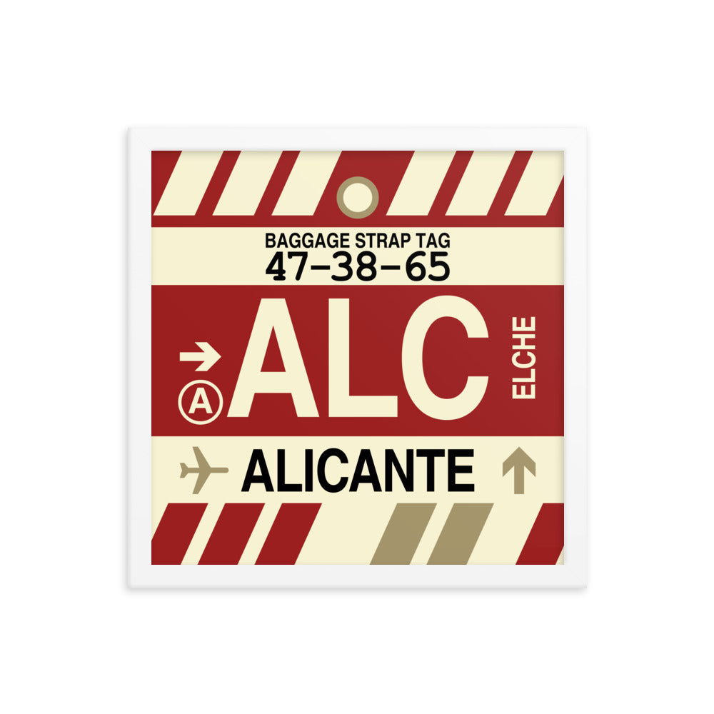 Travel-Themed Framed Print • ALC Alicante • YHM Designs - Image 13