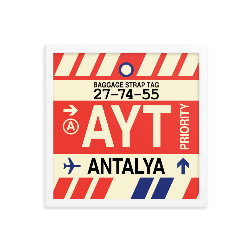 Travel-Themed Framed Print • AYT Antalya • YHM Designs - Image 13