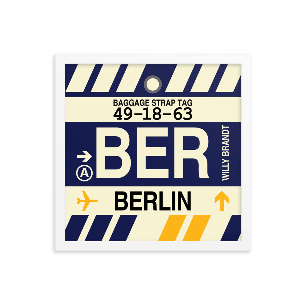Travel-Themed Framed Print • BER Berlin • YHM Designs - Image 13