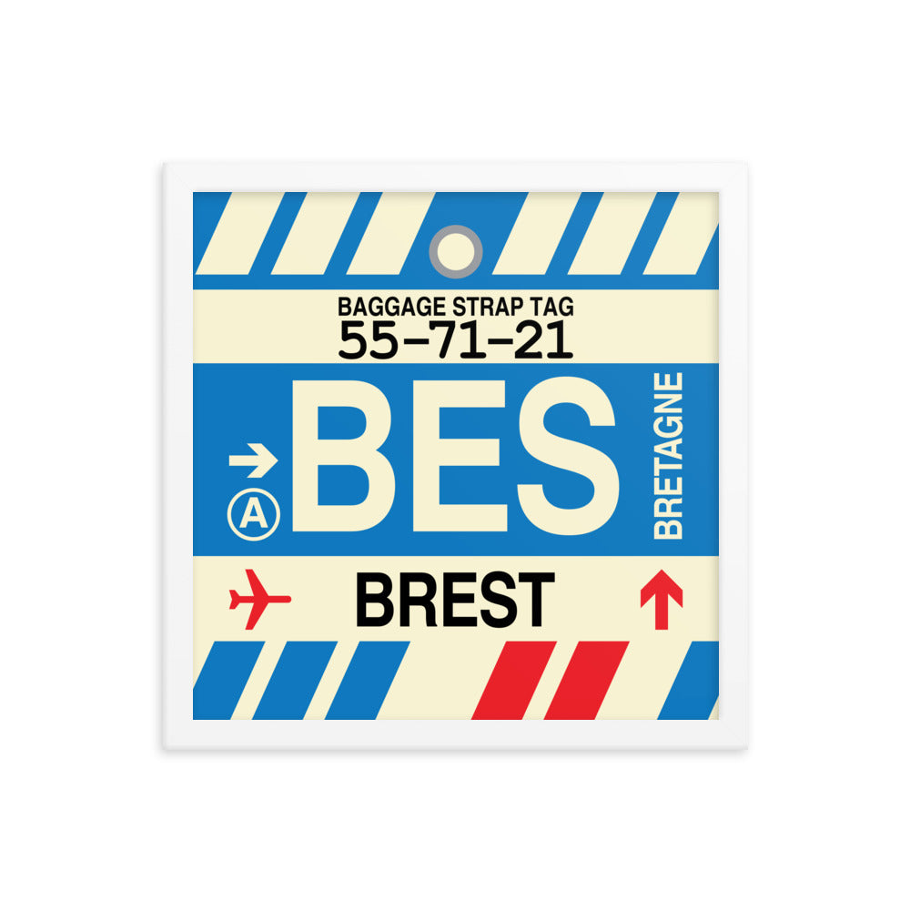 Travel-Themed Framed Print • BES Brest • YHM Designs - Image 13