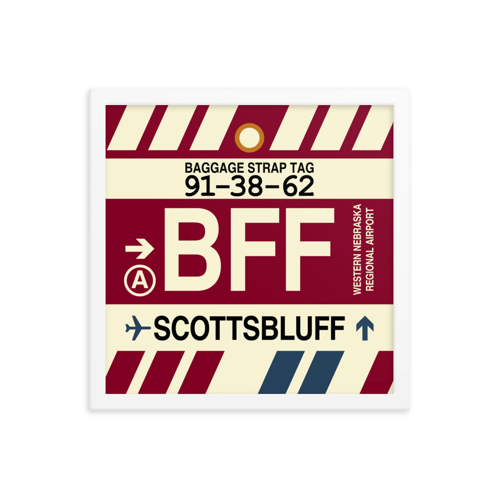 Travel-Themed Framed Print • BFF Scottsbluff • YHM Designs - Image 13