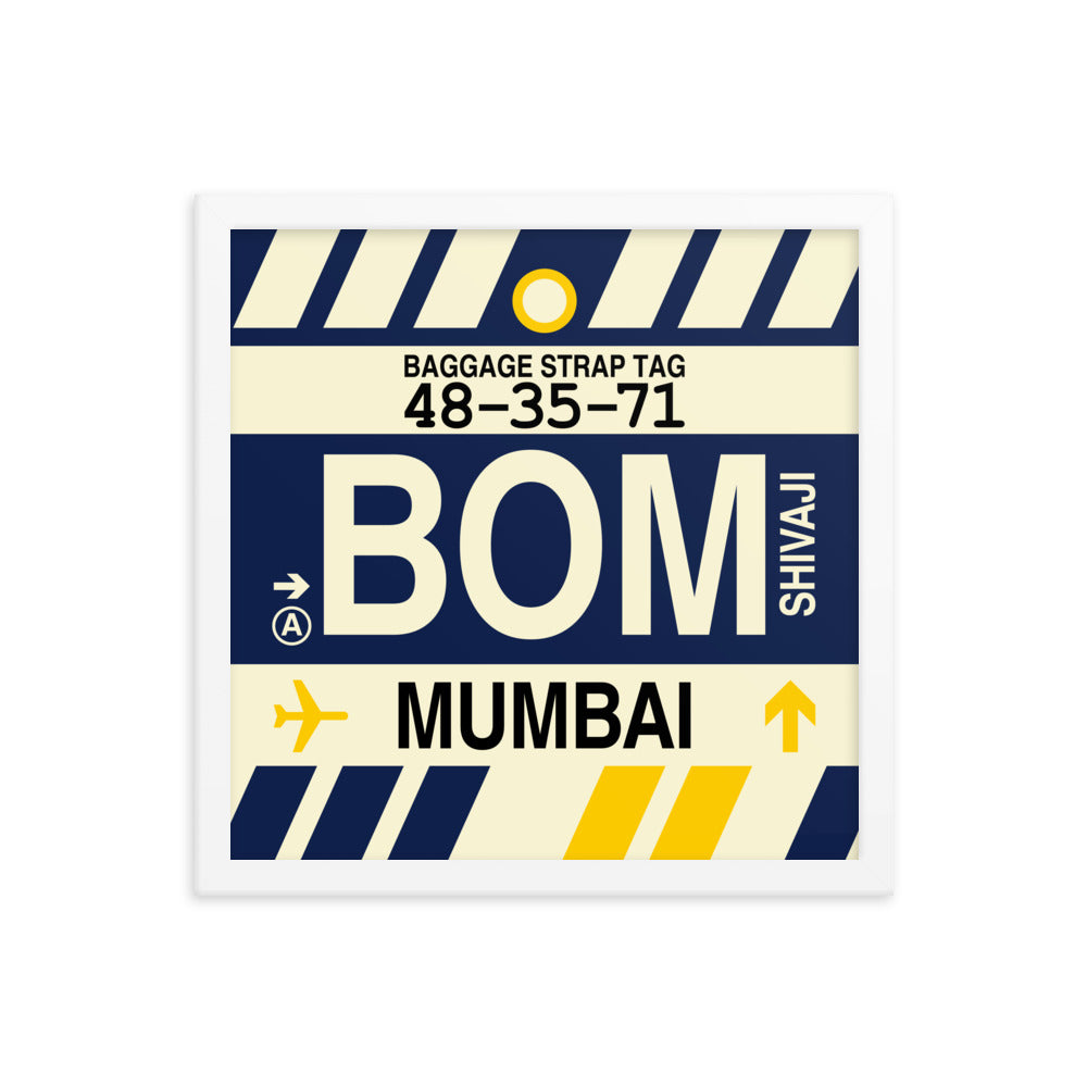 Travel-Themed Framed Print • BOM Mumbai • YHM Designs - Image 13