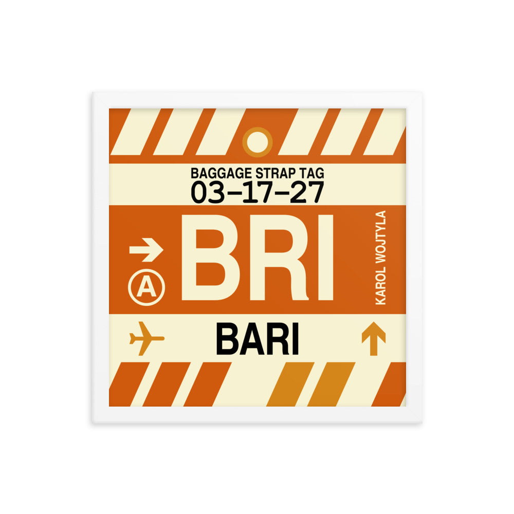 Travel-Themed Framed Print • BRI Bari Souvenir • YHM Designs - Image 13
