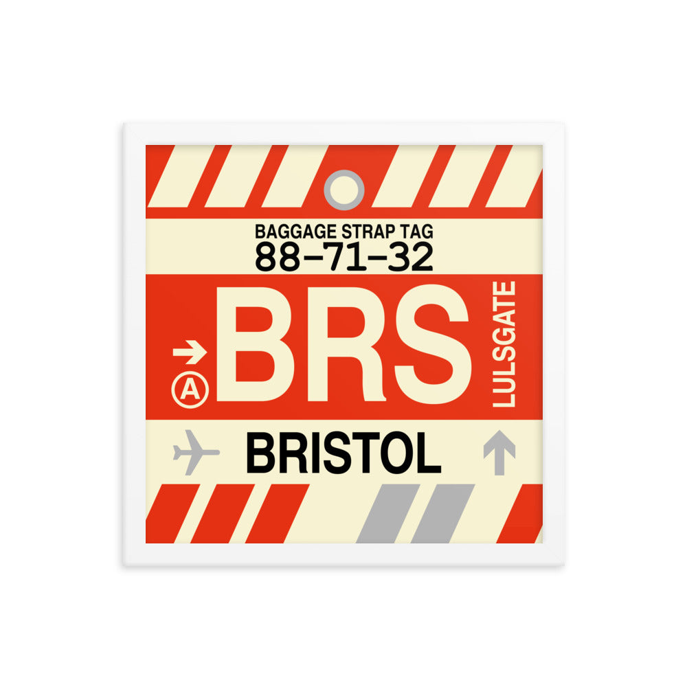 Travel-Themed Framed Print • BRS Bristol • YHM Designs - Image 13