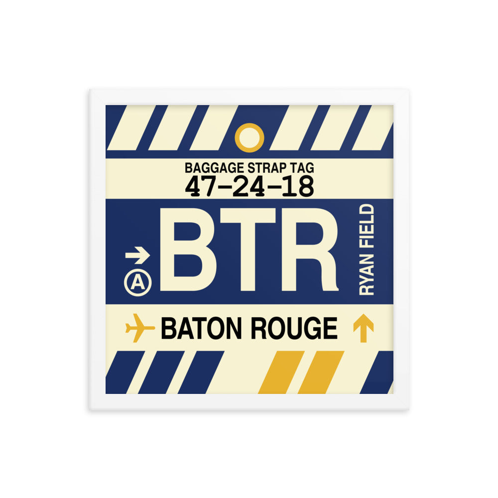 Travel-Themed Framed Print • BTR Baton Rouge • YHM Designs - Image 13