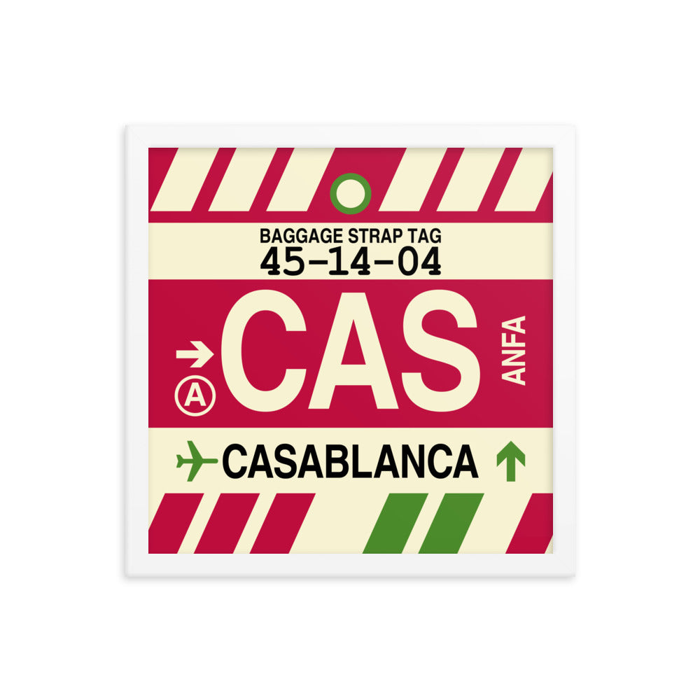 Travel-Themed Framed Print • CAS Casablanca Souvenir • YHM Designs - Image 13