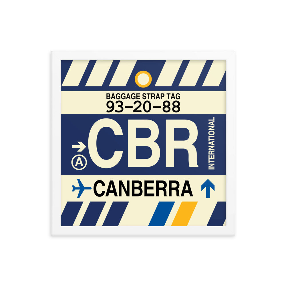Travel-Themed Framed Print • CBR Canberra • YHM Designs - Image 13