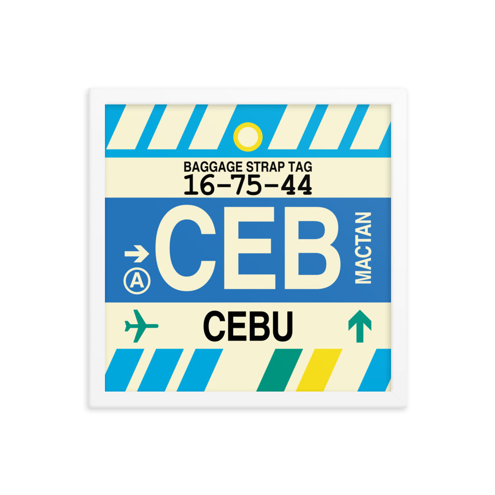 Travel-Themed Framed Print • CEB Cebu Souvenir • YHM Designs - Image 13