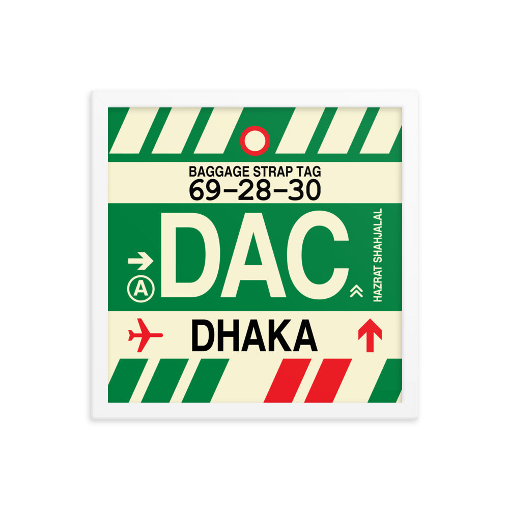 Travel-Themed Framed Print • DAC Dhaka Souvenir • YHM Designs - Image 13