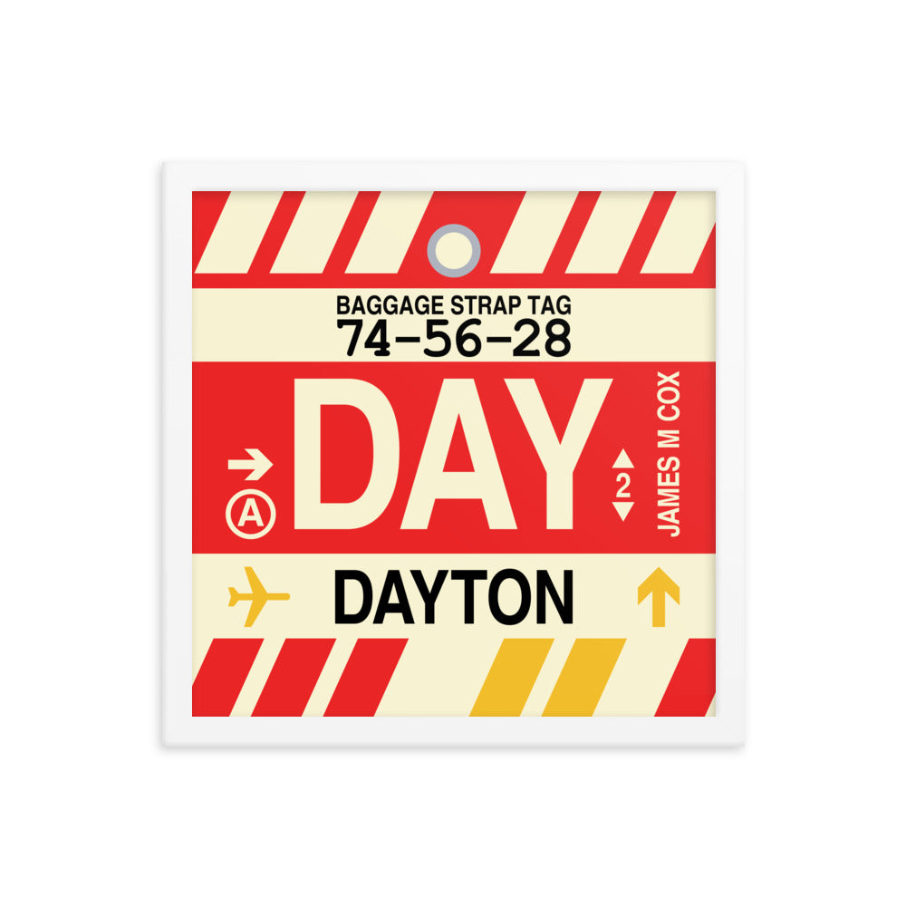 Travel-Themed Framed Print • DAY Dayton • YHM Designs - Image 13