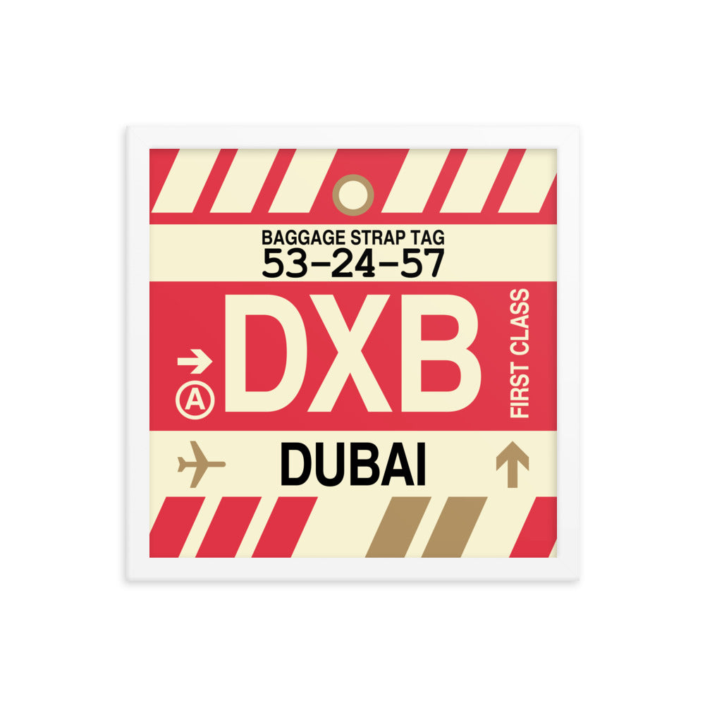 Travel-Themed Framed Print • DXB Dubai • YHM Designs - Image 13