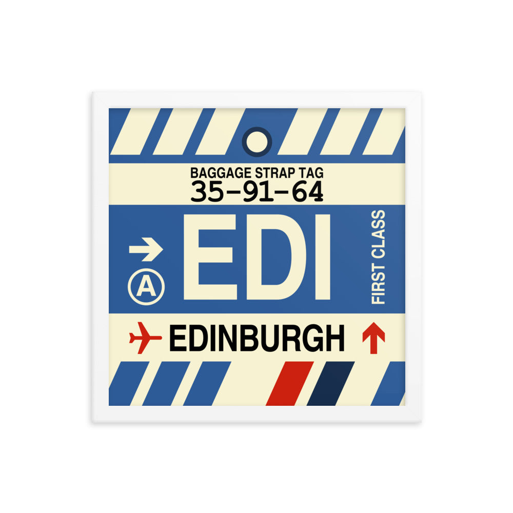 Travel-Themed Framed Print • EDI Edinburgh • YHM Designs - Image 13