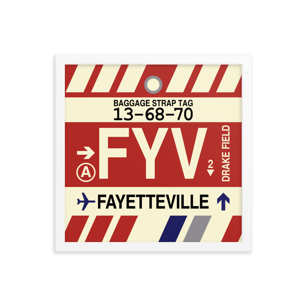 Travel-Themed Framed Print • FYV Fayetteville • YHM Designs - Image 13