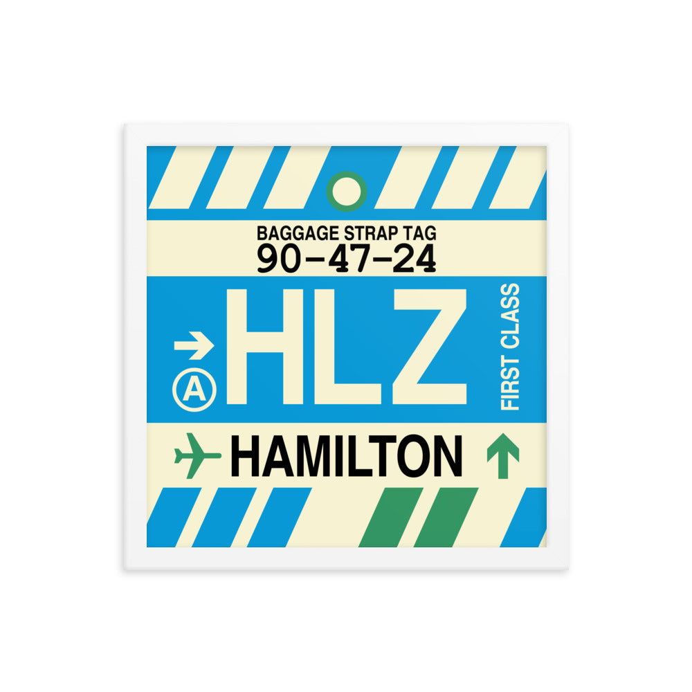 Travel-Themed Framed Print • HLZ Hamilton Souvenir • YHM Designs - Image 13