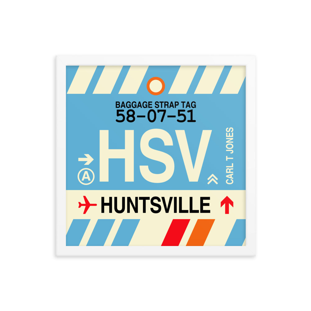 Travel-Themed Framed Print • HSV Huntsville • YHM Designs - Image 13