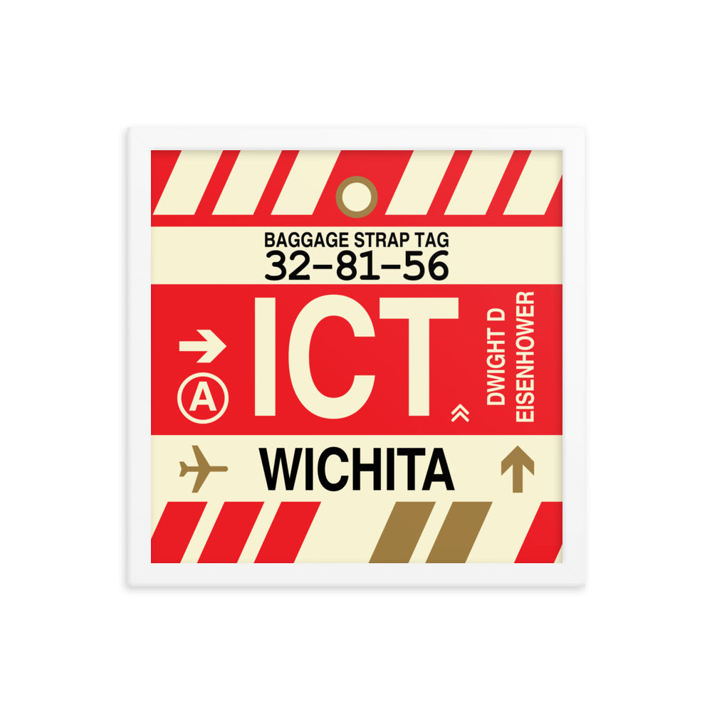 Travel-Themed Framed Print • ICT Wichita • YHM Designs - Image 13