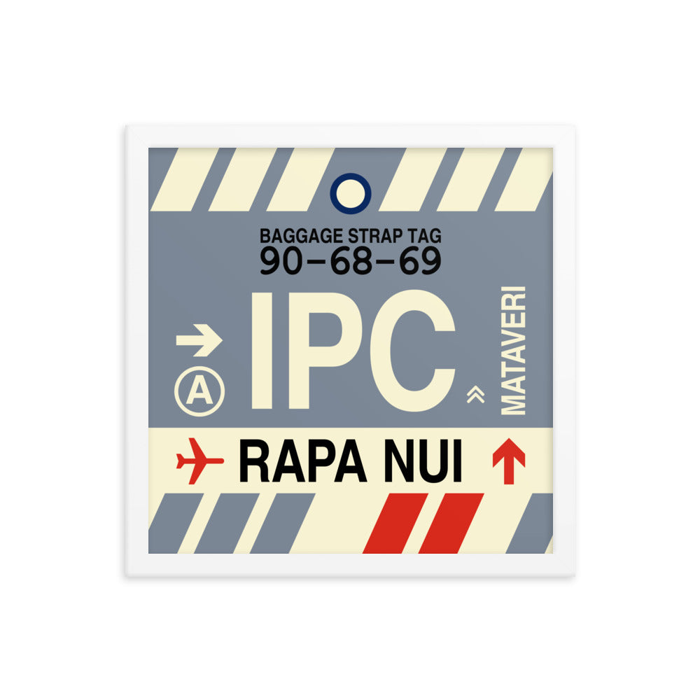 Travel-Themed Framed Print • IPC Rapa Nui • YHM Designs - Image 13