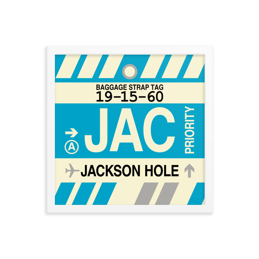 Travel-Themed Framed Print • JAC Jackson Hole • YHM Designs - Image 13