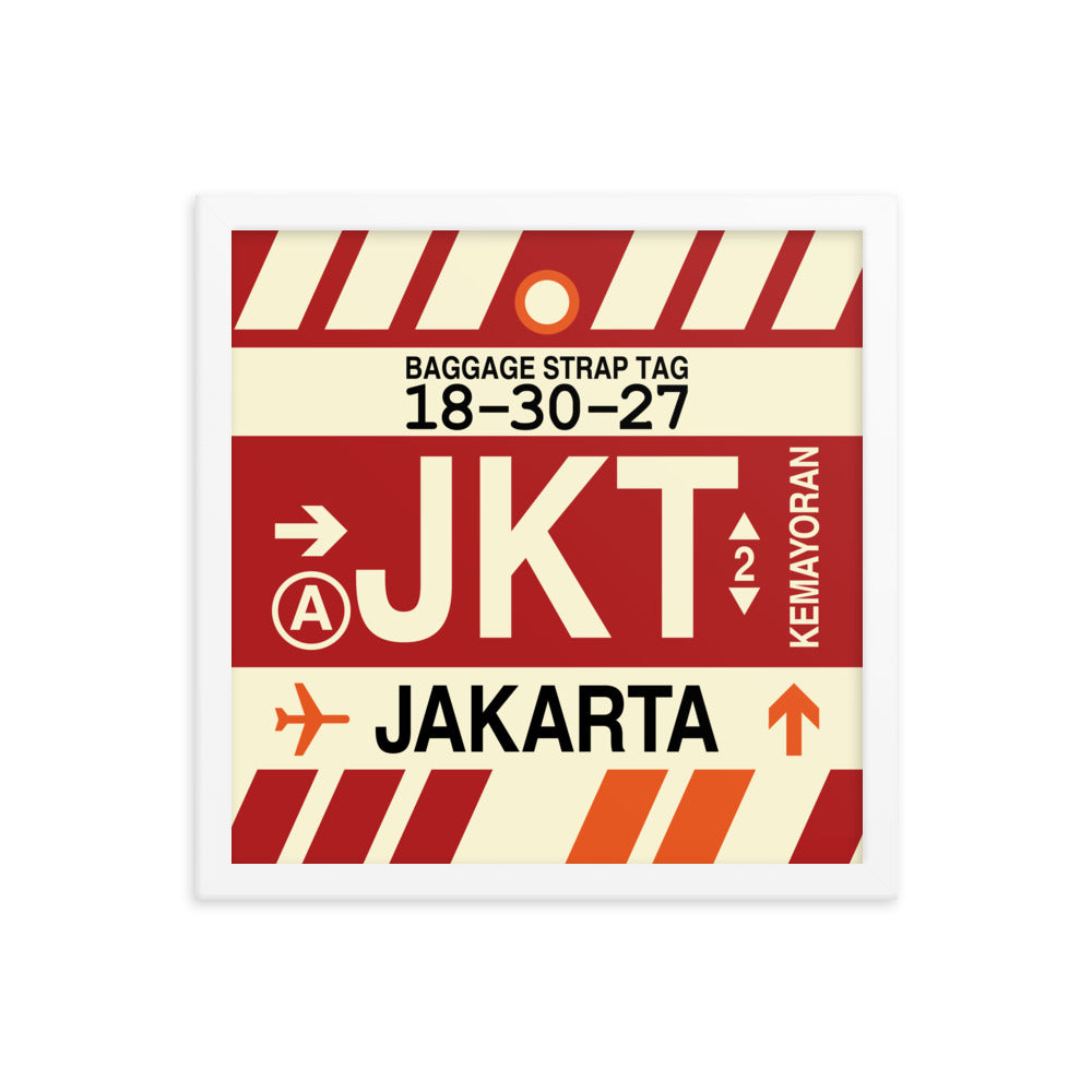 Travel-Themed Framed Print • JKT Jakarta Souvenir • YHM Designs - Image 13