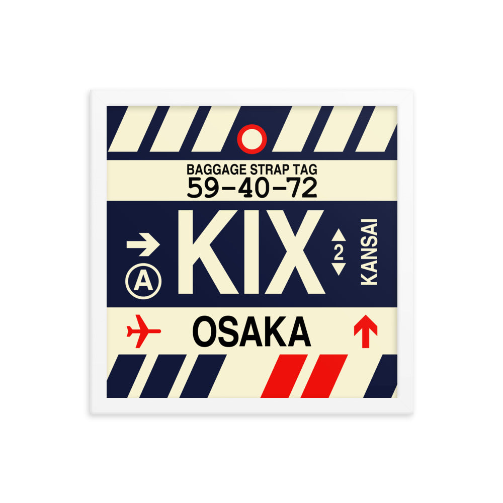 Travel-Themed Framed Print • KIX Osaka Souvenir • YHM Designs - Image 13