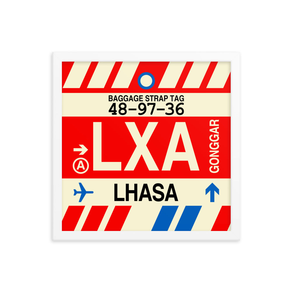 Travel-Themed Framed Print • LXA Lhasa Souvenir • YHM Designs - Image 13