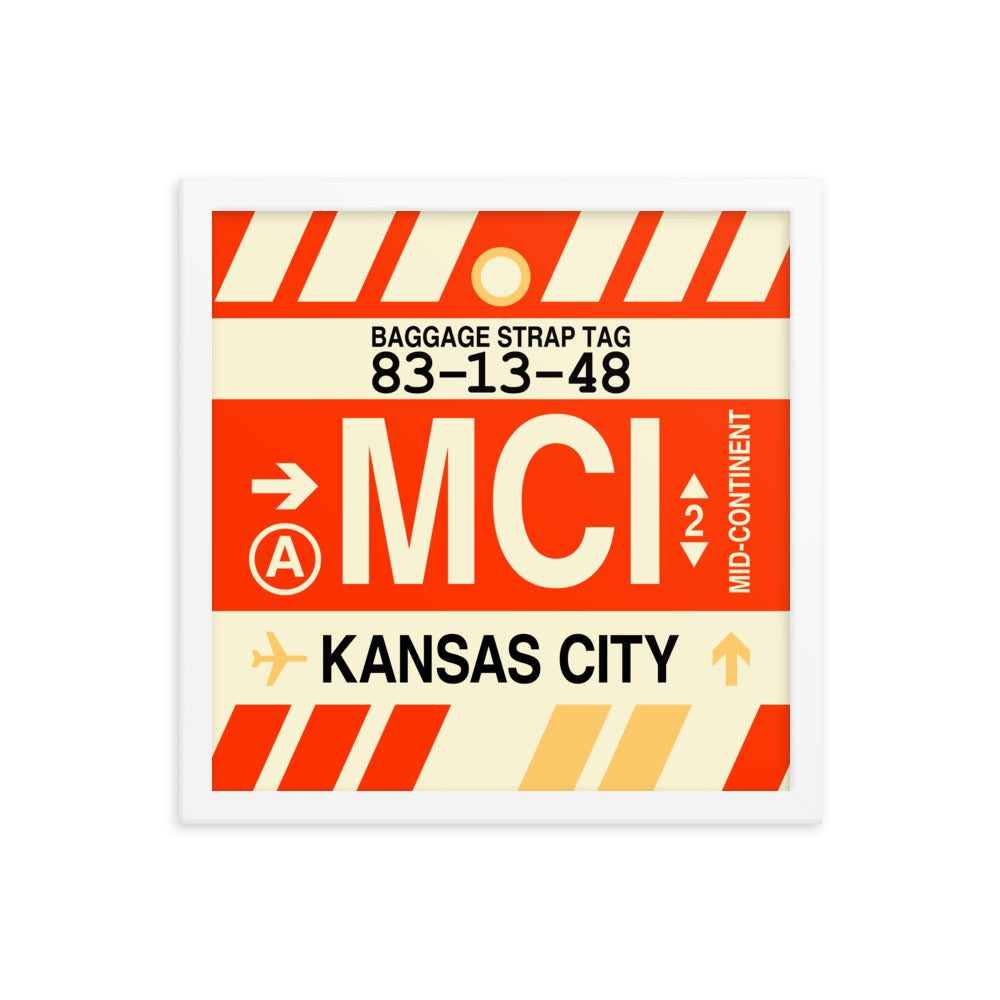 Travel-Themed Framed Print • MCI Kansas City Souvenir • YHM Designs - Image 13