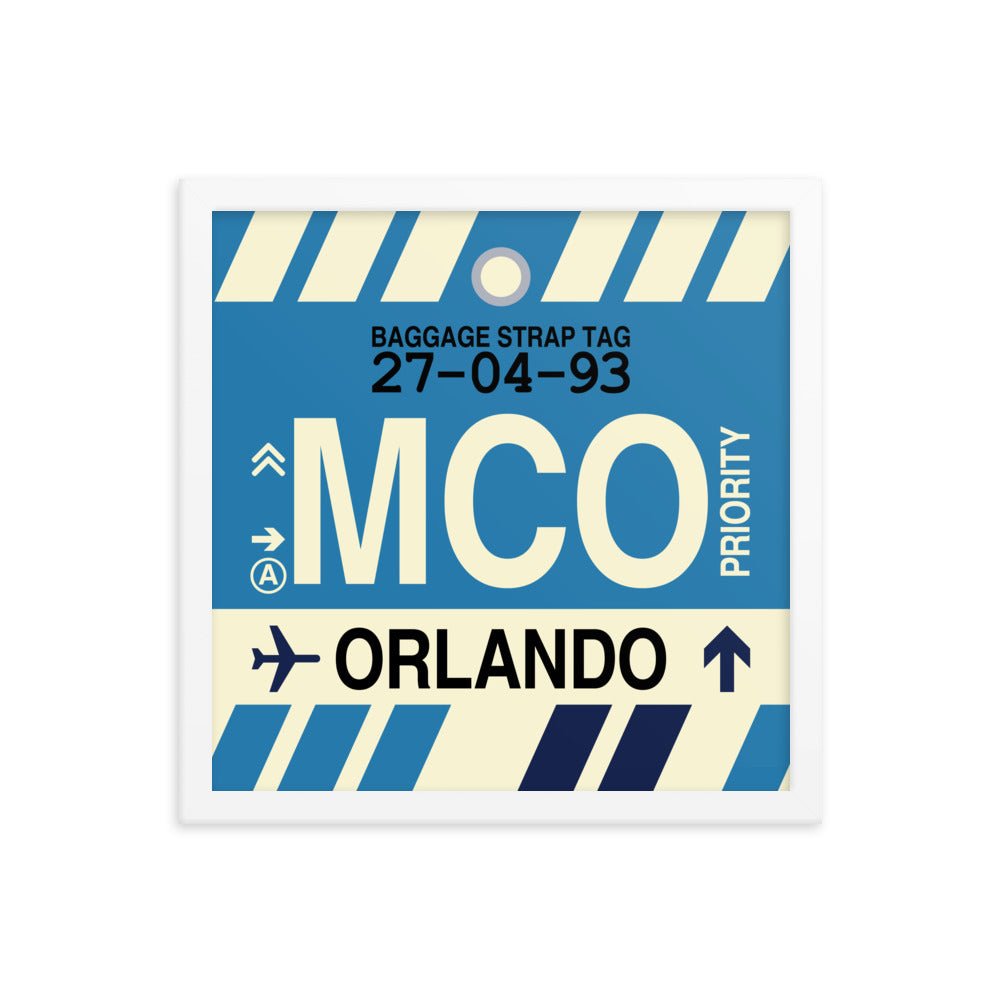 Travel-Themed Framed Print • MCO Orlando • YHM Designs - Image 13