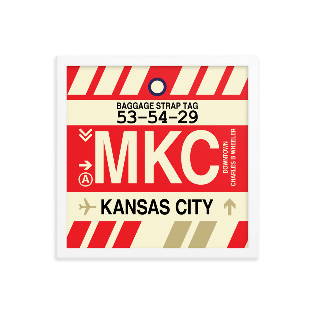 Travel-Themed Framed Print • MKC Kansas City • YHM Designs - Image 13