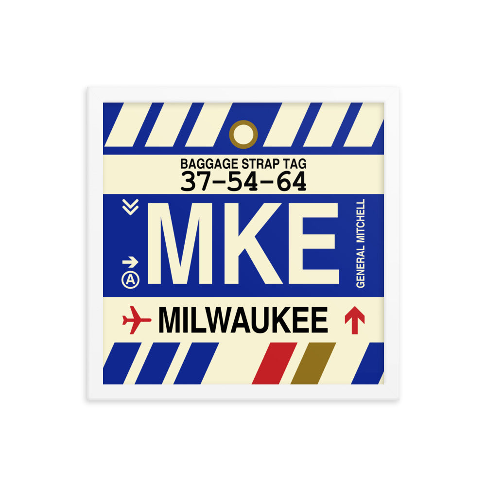 Travel-Themed Framed Print • MKE Milwaukee • YHM Designs - Image 13