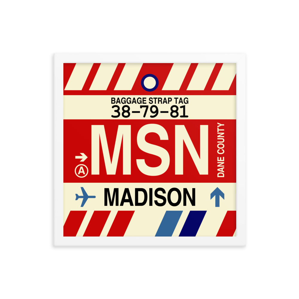 Travel-Themed Framed Print • MSN Madison • YHM Designs - Image 13