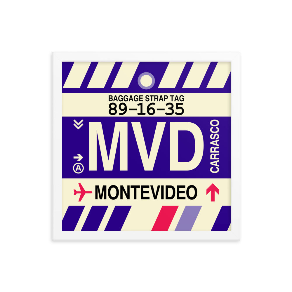 Travel-Themed Framed Print • MVD Montevideo • YHM Designs - Image 13
