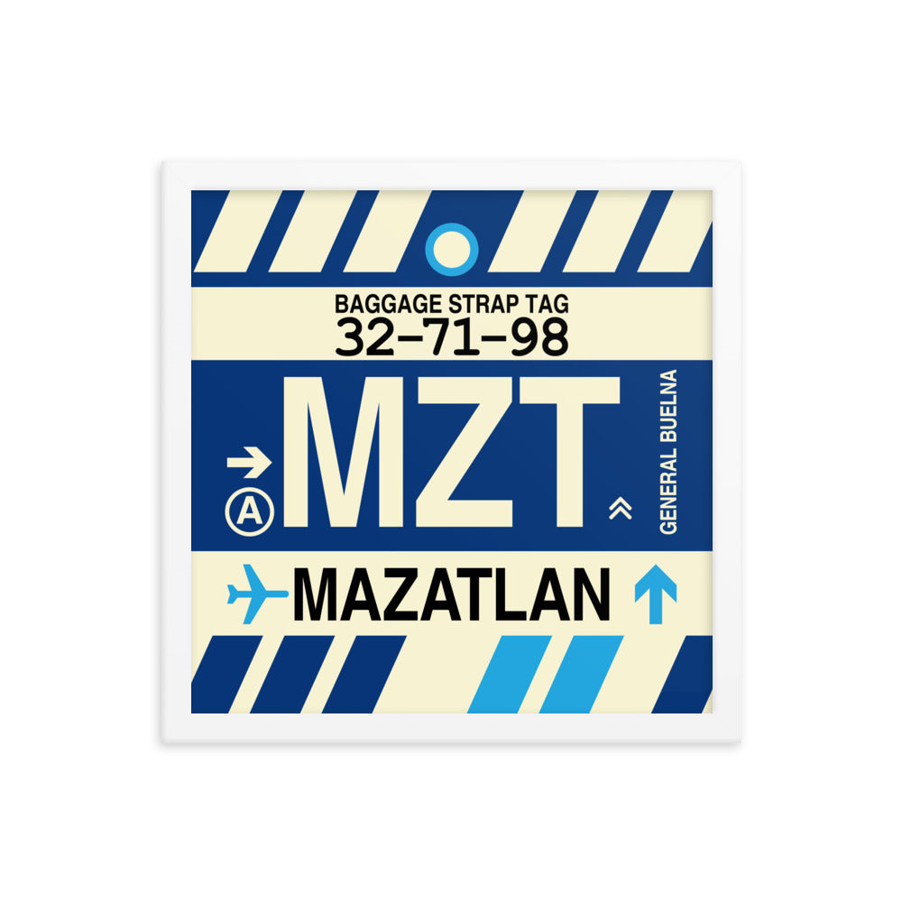 Travel-Themed Framed Print • MZT Mazatlan • YHM Designs - Image 13