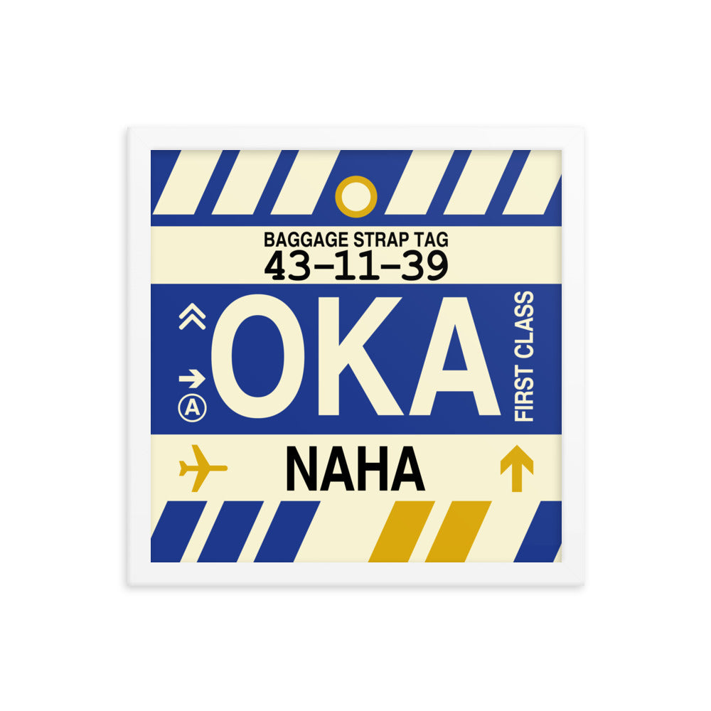 Travel-Themed Framed Print • OKA Naha (Okinawa) Souvenir • YHM Designs - Image 13