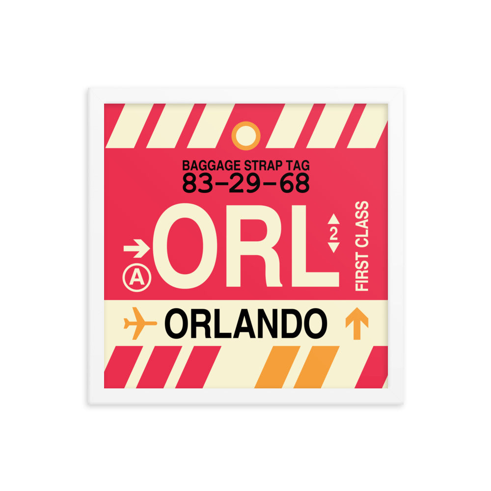 Travel-Themed Framed Print • ORL Orlando Souvenir • YHM Designs - Image 13