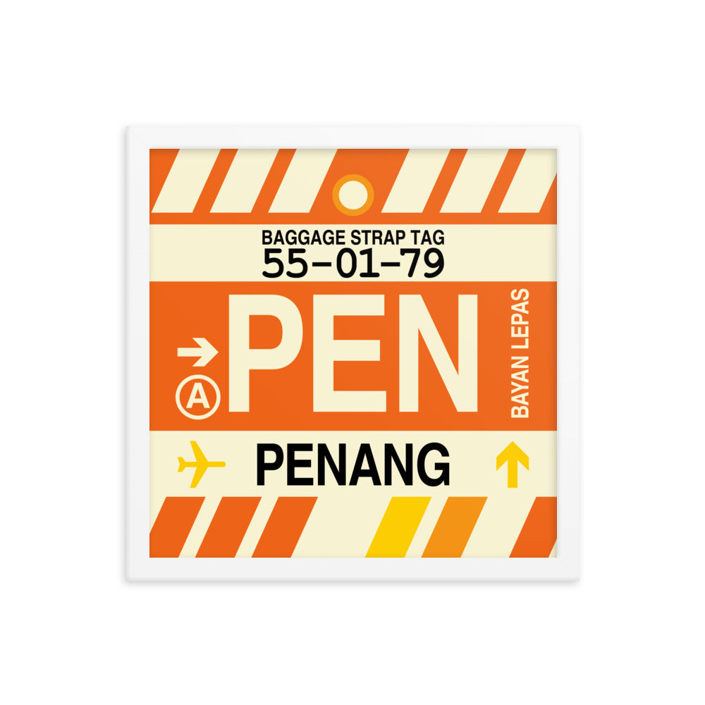 Travel-Themed Framed Print • PEN Penang Souvenir • YHM Designs - Image 13