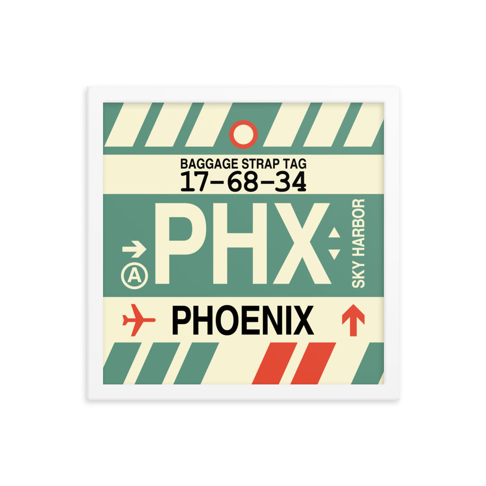 Travel-Themed Framed Print • PHX Phoenix • YHM Designs - Image 13