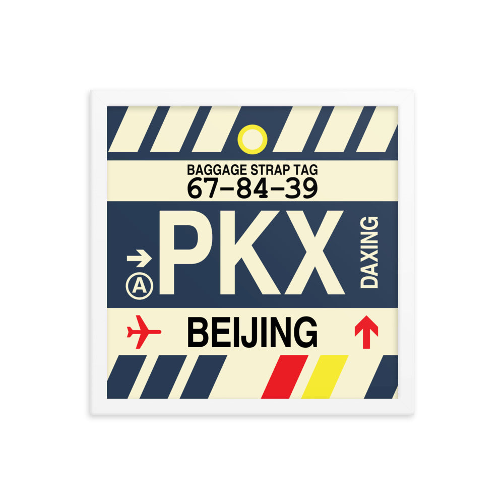 Travel-Themed Framed Print • PKX Beijing Souvenir • YHM Designs - Image 13